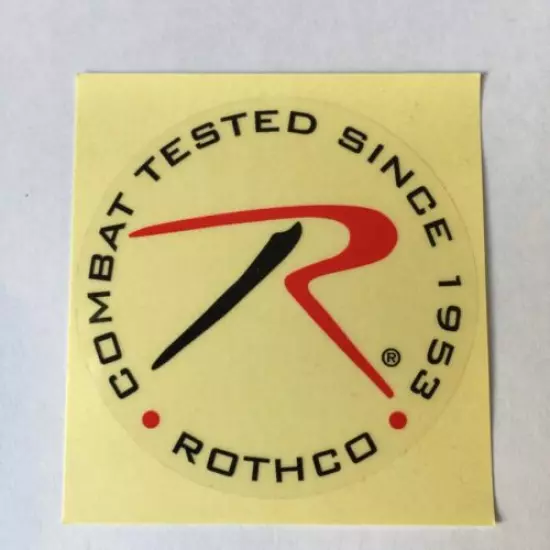 Gear Sticker: Rothco (Combat Tested Since 1953)