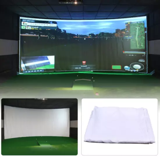 NEW Large Golf Ball Simulator Impact Display Projection Screen for Indoor Game