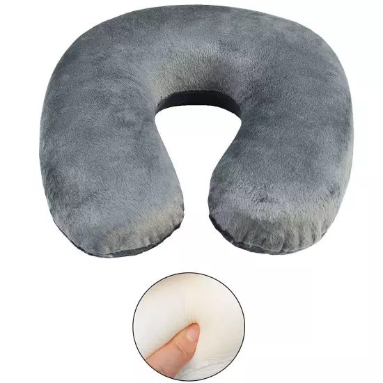 BookishBunny Memory Foam U Shape Travel Neck Pillow Airplane Cushion Multi Color