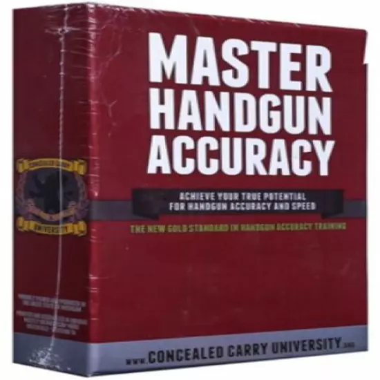 Master Handgun Accuracy Training Concealed Carry University Series 6 Hour 3 DVD 