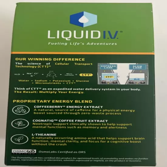 Liquid IV Electrolytes Drink Mix YUZU Pineapple 10Ct Exp 10/25