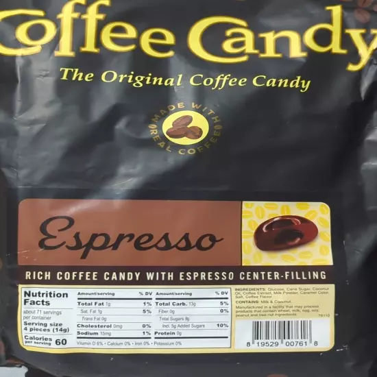 300 pieces Bali's Best Coffee Candy Mix Expresso, Latte & Original Hard Candy