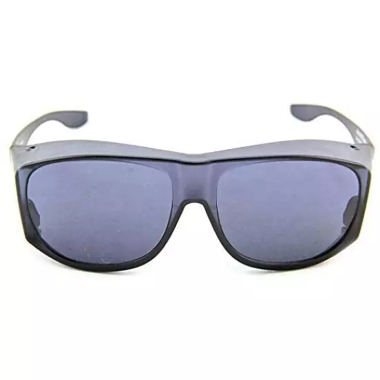 Solar Shield Fits-Over SS Polycarbonate II Smoke Sunglasses