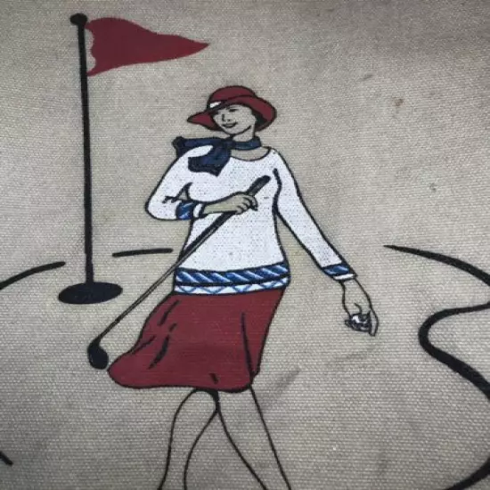 Vintage Golf Ball Carrying Bag Tote Bags Canvas His and Hers