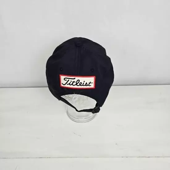 Titleist Golf Tour Hat Pro V1 FJ Footjoy Logo Navy Embroidered Adjustable Cap