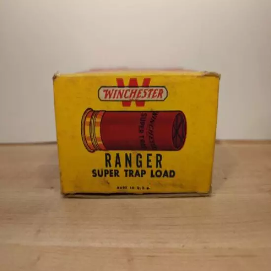 VINTAGE WINCHESTER Ranger Super Target Load 12 Ga Empty Shotshell Box Only