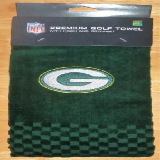 NFL Embroidered Tri-fold Towel - Green Bay Packers Golf 