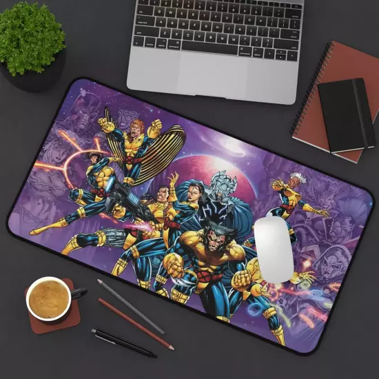 Uncanny X-Men Desk Mat - Wolverine, Psylocke, Gambit, Rogue, Storm - Jim Lee Art