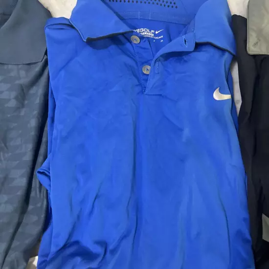 Nike Golf Tour Performance Polo Lot- 5 Total Size Small