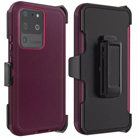 For Samsung Galaxy S20/S20+/Ultra/FE Heavy Duty Shockproof Case Cover Belt Clip