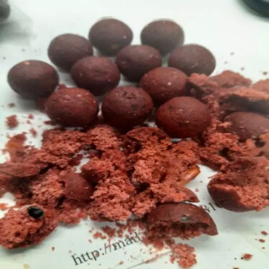 carp bait tuna 10k boilies 18mm dark red high protein fishmeal hydro fish ex