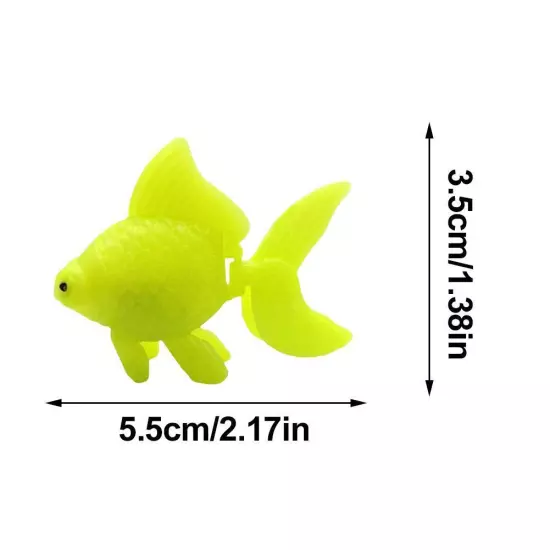 Fish Tank Aquascape Will Simulate Swimming Plastic Fish 3pcs Model Hot