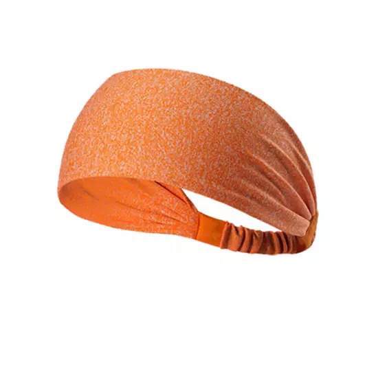 Sports Headband for Men Women Moisture Wicking Sweat Band Elastic Wide Hair Band