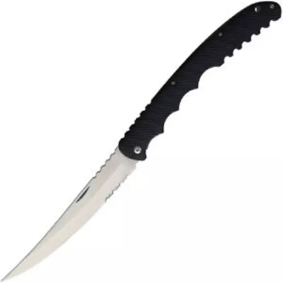 Folding Liner Lock Fillet Fillet Knife - 5-5/8" Stainless Blade - 12-1/2" Open 