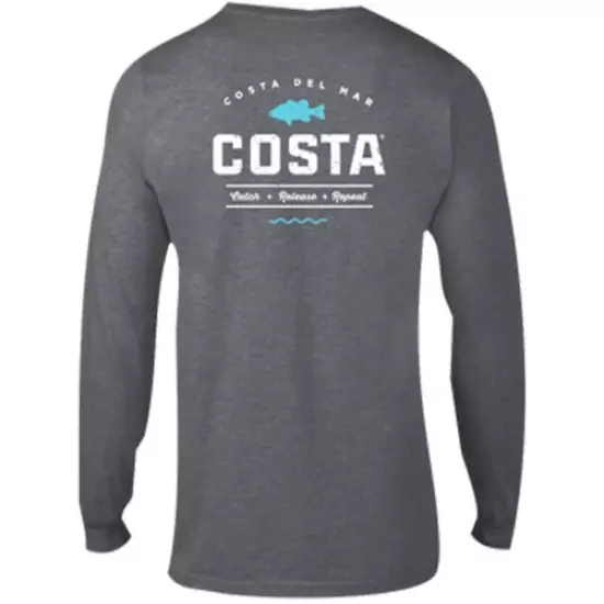 Costa Del Mar Top Water Long Sleeve T-shirt- Pick Size & Color - Free Ship