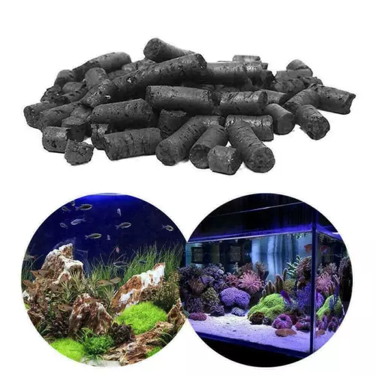 1 Bag of 100g Activated Carbon Charcoal Pellets Aquarium Filters Fish Tank US