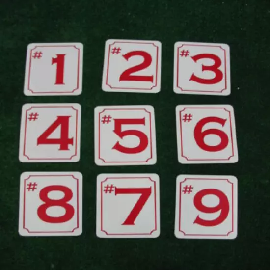 18 HOLE MARKERS Metal Signs 