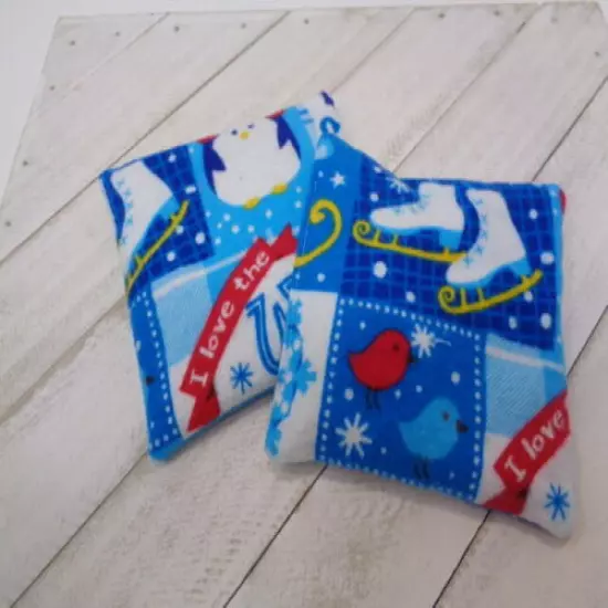 Handmade Christmas Holiday handwarmers reusable microwavable cold pack