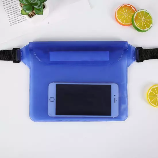 Underwater Waterproof Waist Bag Wallet Pouch Cycling PVC Beach Swimming Dry Case