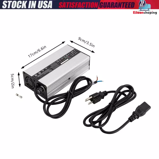 36 Volt DL-220W Golf Cart Battery Charger with Power Supply Cable New