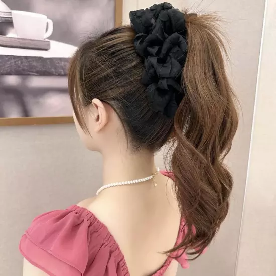 New Large Multi layer Butterfly Knot Grab Clip Headpiece Shark Clip^ω