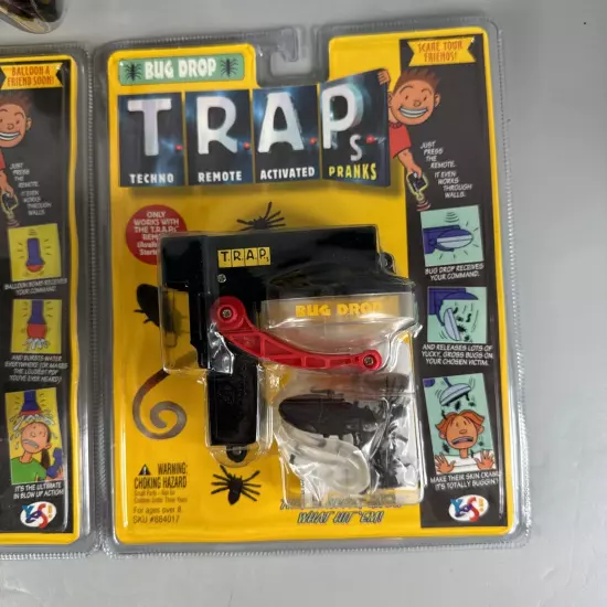 VTG T.R.A.P.S. Pranks Starter Set / Complete Set Of 4 Nostalgia 90’s 1996 Rare