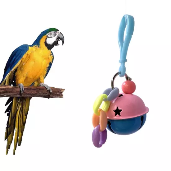 Parrot Toy Bell Joyful Play The Favorite Of Small Medium Sized Parrots Bell Toy.