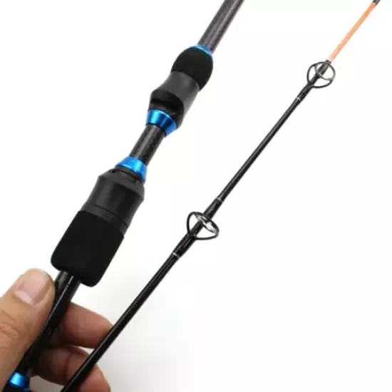 Ultrashort Spinning Ice Fishing Rod Pole Winter Super Hard Carbon Portable 65cm