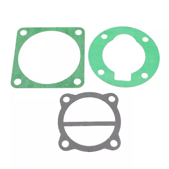 Valve Plate Gaskets Washers Set for Air Compressor 3 Pcs Black Plastic Material