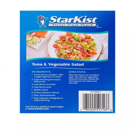 StarKist Chunk Light Tuna in Water 2.6 oz., 10 pk.