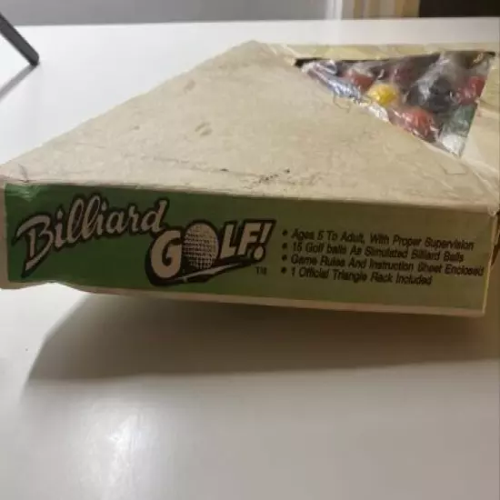 Vintage Billiard Golf Game Family Office game that Improves putting made in USA