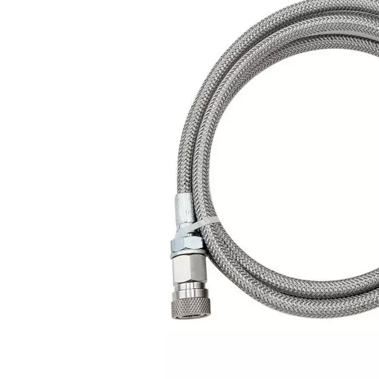 Inflation Hose 4500 PSI 60\" Stainless Steel Braided Hose High Pressure