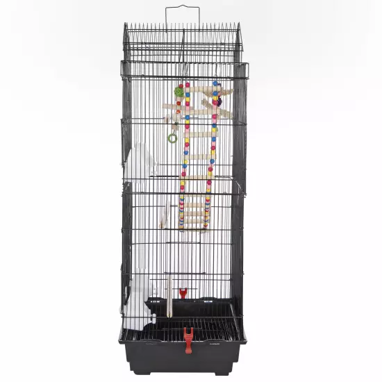 39'' Roof Top Large Parakeet Bird Cage Medium Pet House Birdcage Parrot Lovebird