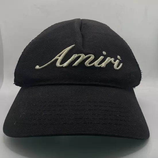 AMIRI Black Amiri Script Trucker Hat Snapback