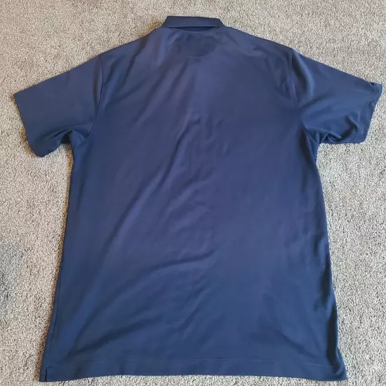 Nike Dry Fit Blue Golf Polo Shirt Men's XXL