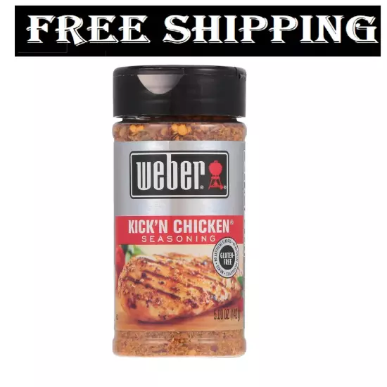 Weber Kick'n Chicken Seasoning, 5 Ounce Shaker