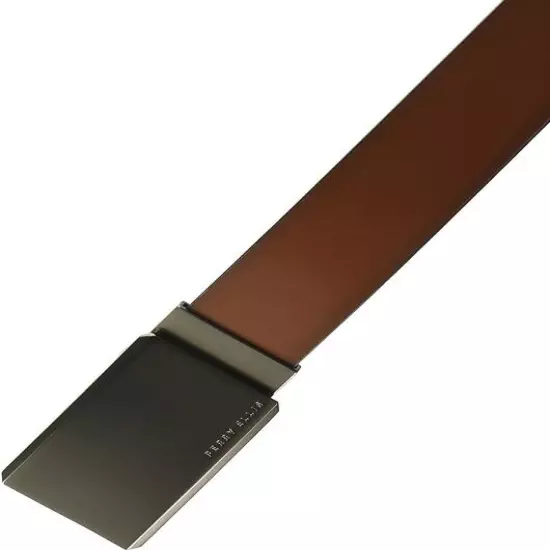 Perry Ellis Men's Reversible Matte at Me Belt BROWN/ BLACK SIZE 40