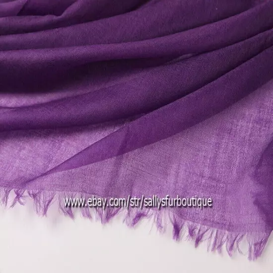 Sallys Pure Mongolian Cashmere 300s Wrap Shawl Ring Scarf Thin Soft 230 * 100 cm