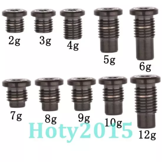 10pcs/set Black Golf Weight Wrench Kit for Taylormade M4/M6/RBZ/SIM2/SIM2 MAX