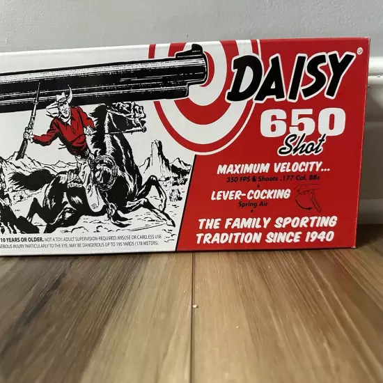 Daisy Red Ryder Carbine Lever Spring 350 FPS .177 Cal Wood Stock BB Gun Rifle