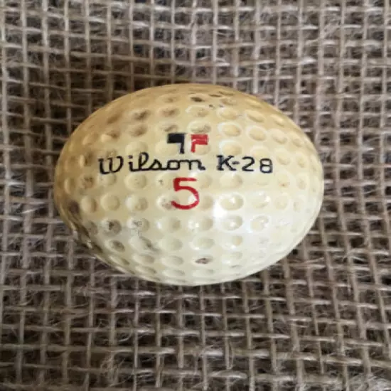 RARE Vintage WILSON K-28 Golf Ball #5 Cadwell Cover/Small Size