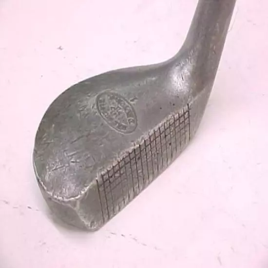 Wood Shafted Golf Club ~ MacGregor Mallet Putter #1 ~ Marked Shaft ~ Original