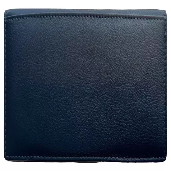 RFID Leather Checkbook Cover With Credit Card Slots and Pen Holder