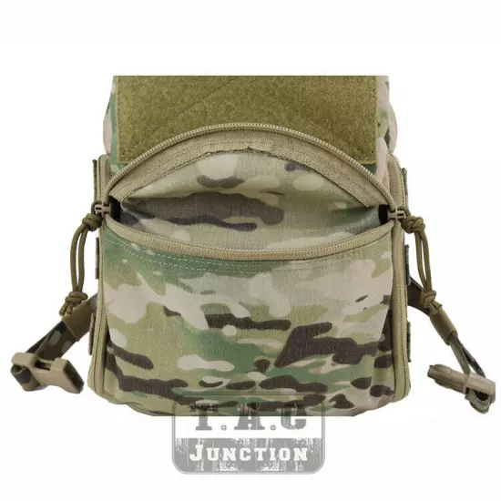 Tactical Molle MiniMAP Modular Assault Pack Quick Detach Map Hydration Backpack