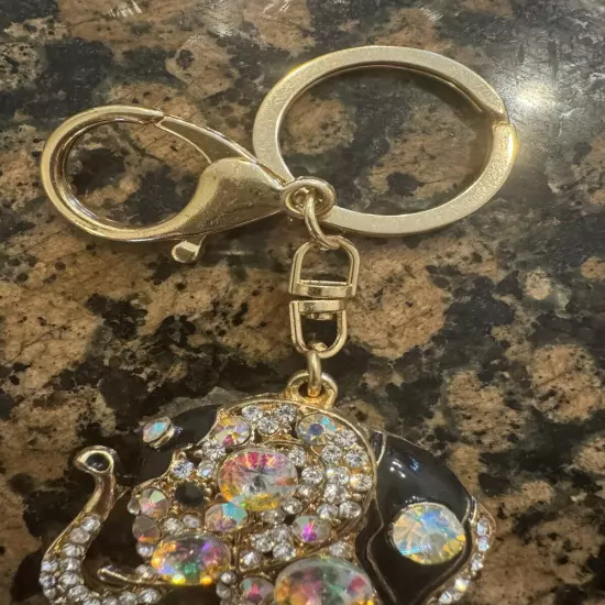 Bedazzled Elephant Keychain / Bag Charm