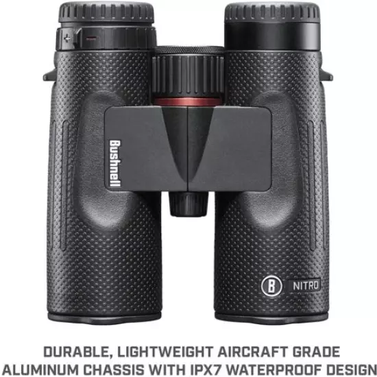 Bushnell 10x42mm Nitro Binocular Black Roof