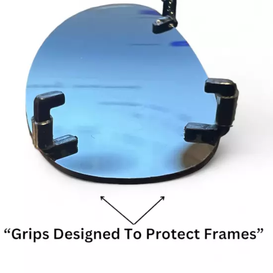 Genuine Polarized Clip-Ons Foster Grant's Stylish Eye Protection 54 Square 5