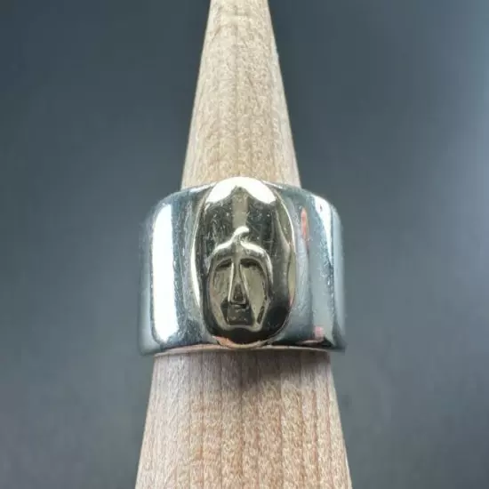 goro's -Old- Flat Ring Silver JP Size 9 Jewelry Harajuku Japan Original Limited