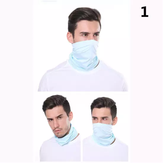 Elastic Face Masks Cooling Covering Breathable Neck Gaiter Bandana Wicking Scarf