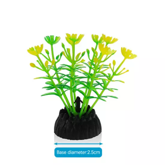 Aquarium Decorative Simulation Aquatic Plant Fish Tank Landscape Ornament Gra Sn